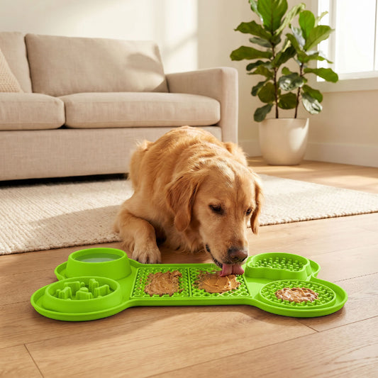 6-in-1 Silicone Licking Mat for Dogs and Cats
