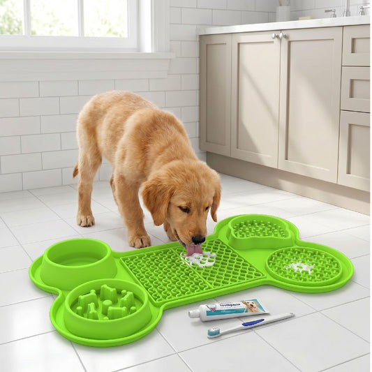 6-in-1 Silicone Licking Mat for Dogs and Cats